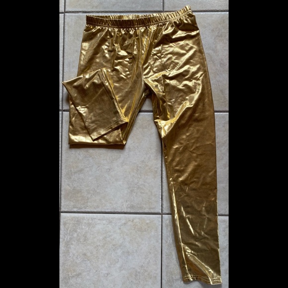 🔥5 for $20 - Gold Girls Pants - Picture 2 of 3